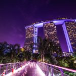 Marina bay of singapore, marina bay sands, singapore