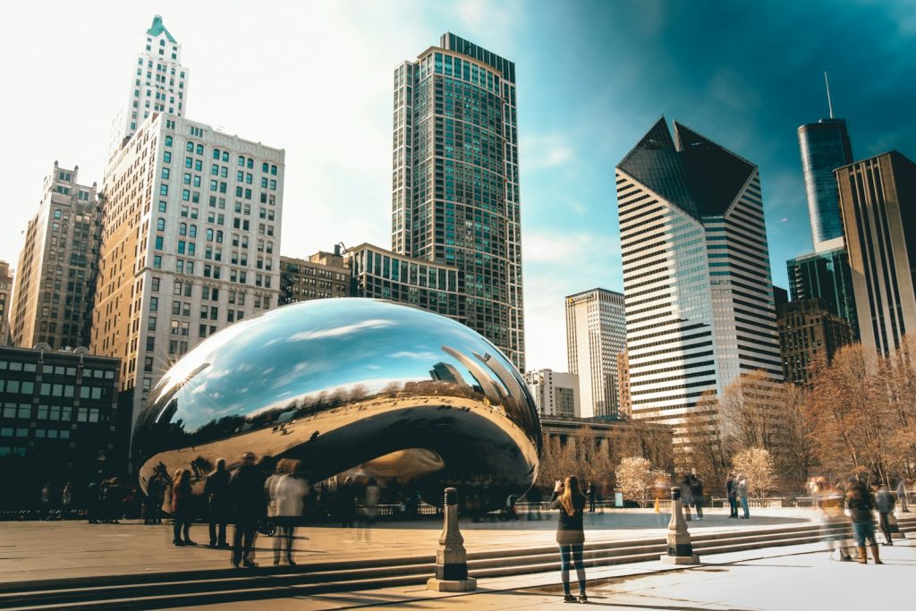 Photo of Chicago high-rise buildings