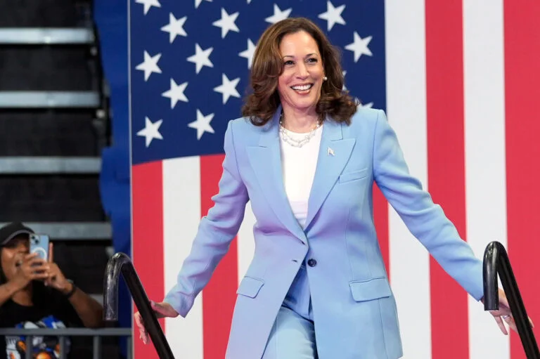 Joyful-Kamala-Harris Trump’s Stamina Problem: Why 53% of Voters Think He’s Not Up to the Job